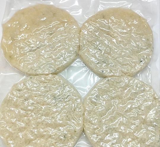 Котлеты из кальмара и приморского гребешка 