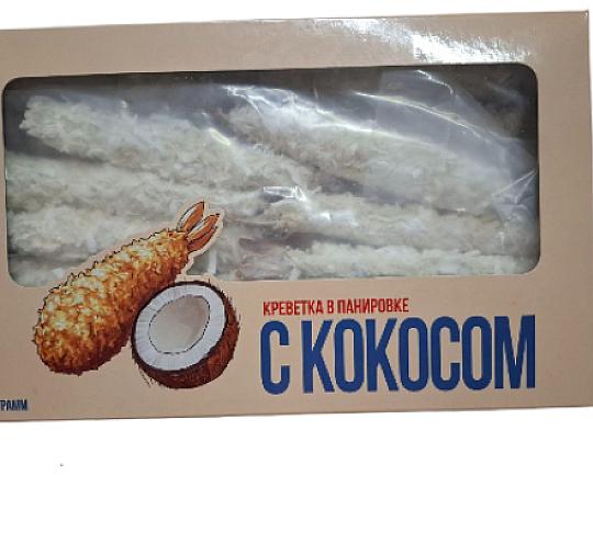 Креветка в панировке с кокосом 0,5кг